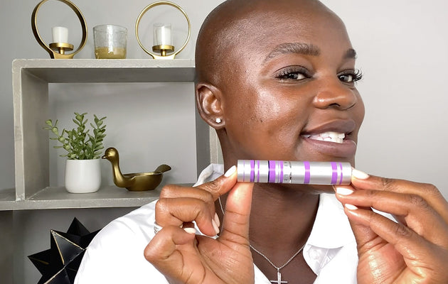 Glowing Skin With a Bold Lip