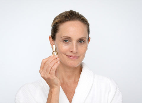 The 24K Gold Nighttime Ritual with Gold Recovery Intense Concentrate P.M.